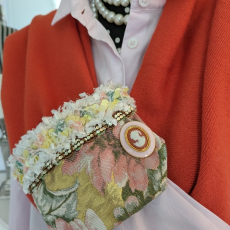 Blusenmanschetten, Armschmuck, Unikat-Anfertigung, Gemmeschmuck