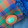 Armschmuck, Blusenmanschetten, vergoldete Knöpfe, Einzelstück