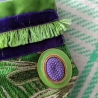 Armschmuck, Blusenmanschetten, vergoldete Knöpfe, Einzelstück