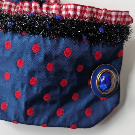 Armschmuck, Blusenmanschetten, vergoldete Knöpfe, Einzelstück
