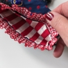 Armschmuck, Blusenmanschetten, vergoldete Knöpfe, Einzelstück