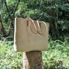 Bambus Handtasche XXL Damen 48 x 40 cm Handmade in indonesia