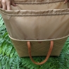 Bambus Handtasche XXL Damen 48 x 40 cm Handmade in indonesia