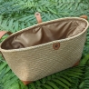 Bambus Handtasche Damen 39 x 22 cm Handmade in indonesia natur