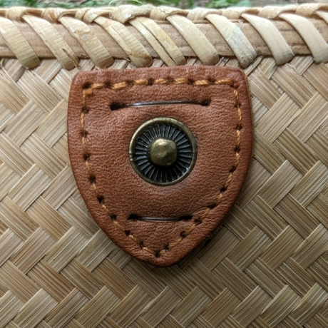 Bambus Handtasche Damen 39 x 22 cm Handmade in indonesia natur