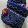 Armschmuck, Blusenmanschetten, handbestickte Knöpfe, Einzelstück