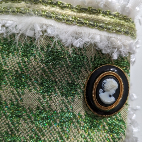 Blusenmanschetten, Armschmuck, Unikat-Anfertigung, Gemmeschmuck