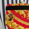 Einzigartiger Armschmuck aus einem Versace Seidentuch gefertigt