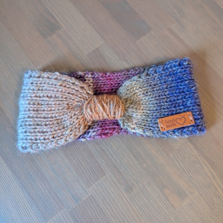 Kuscheliges Stirnband - handgestrickt
