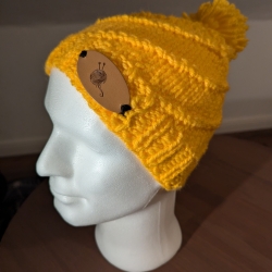 Kuschelige Wintermütze - handgestrickt