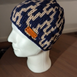 Kuschelige Wintermütze - handgestrickt