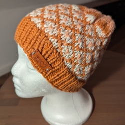 Kuschelige Wintermütze - handgestrickt