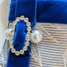 Exclusiver Armschmuck mit antiken Strasselementen, Einzelstück