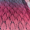 Schal mit schönem Farbverlauf - handgestrickt 