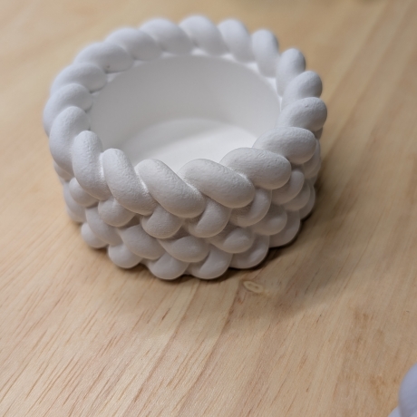 Teelichthalter Knoten