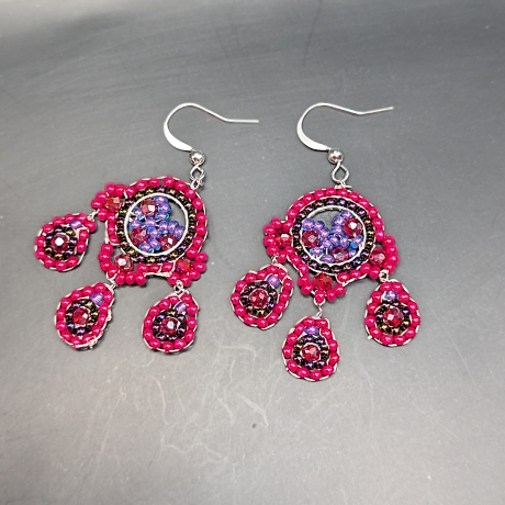 Ohrringe hängend, handgemacht, boho Ohrhänger