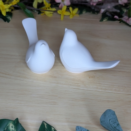weißer Vogel
