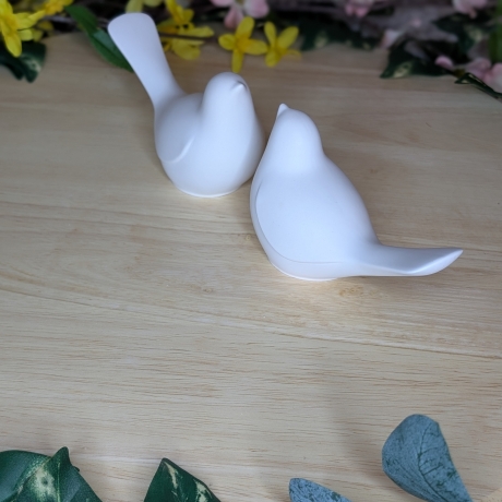 weißer Vogel