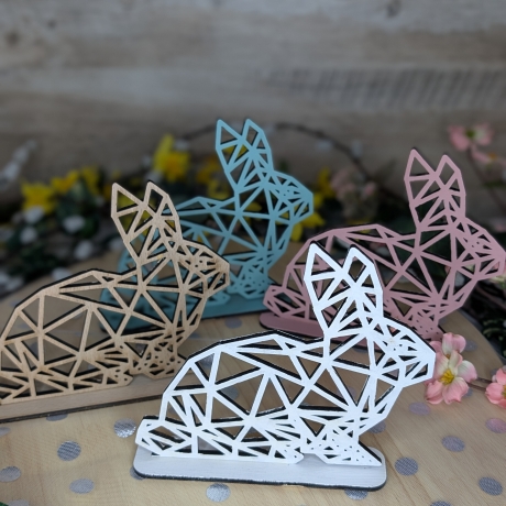 Osterhase Geometrisch