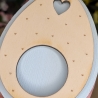 Teelichthalter Osterei aus Holz