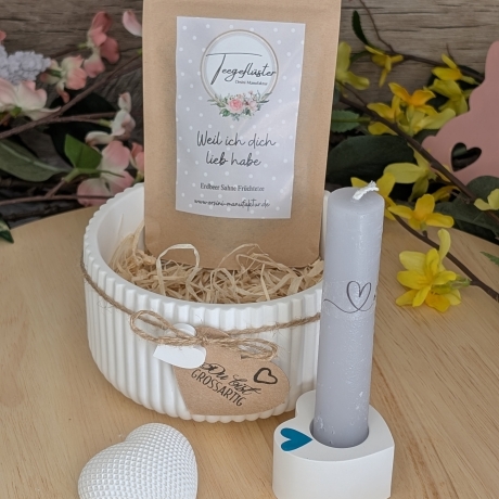 Geschenk-Set Weil ich dich lieb habe