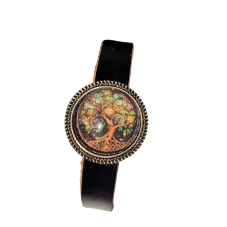 Lederarmband Motiv Lebensbaum