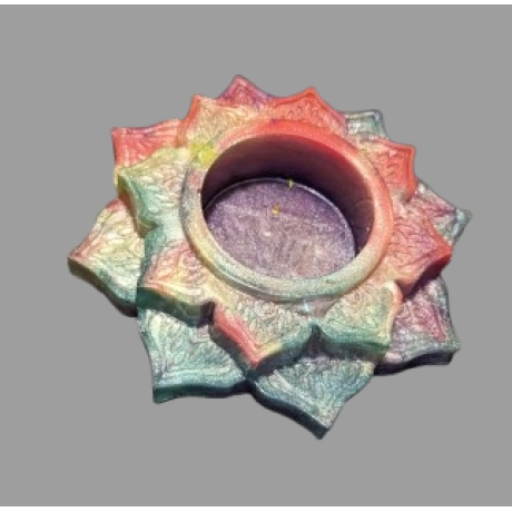 Teelichthalter Lotus