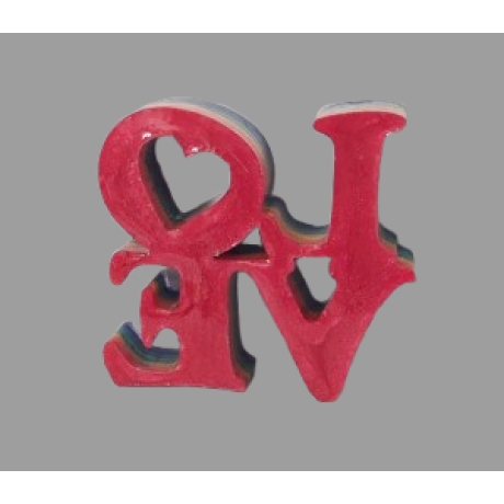 LOVE blau