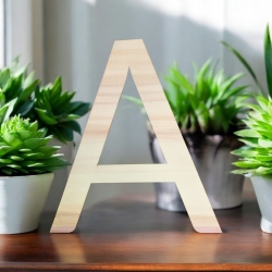 ABC - Buchstabe aus Holz