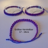 Makramee-Armband Lila