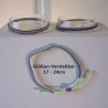 Makremee-Armband Lila/Grün