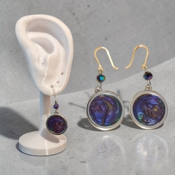 Kreative Ohrringe Resinanhänger