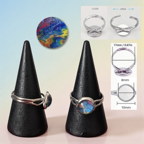 Schmuckset mit Motivstein