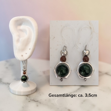 Herz-Form Ohrringe mit Kunststoffhaken