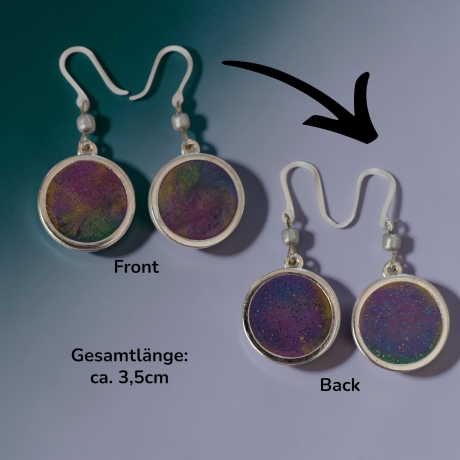 Kreative Ohrringer Resinanhänger