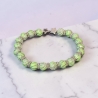 Perlenarmband Grün