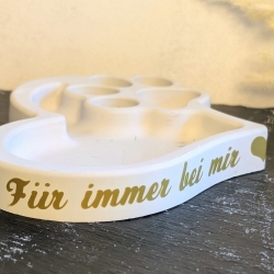 Ein Herz für Pfoten - dekorative Schale für Pfotenliebhaber*innen