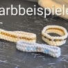Dein Wort als Ring - individueller Morsecode-Ring schmal (Peyote)