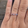 Dein Wort als Ring - individueller Morsecode-Ring schmal (Peyote)