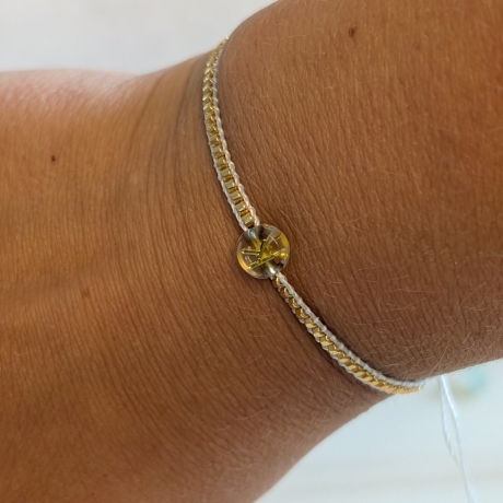 personalisiertes Armband Buchstabe | Schwarz, Weiß, Gold, Silber