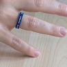 Dein Wort als Ring - individueller Morsecode-Ring schmal (Peyote)