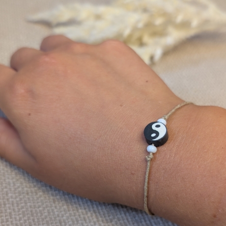 Yin Yang Armband – verstellbares Armband | Freundschaftsarmband