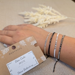 Morsecode Armband PFOTE | Hundeliebhaber Geschenk Pfote Armband