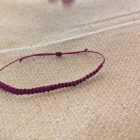 Makramee Armband bunt - Kreuzknoten oder Spiralknoten