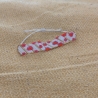 personalisiertes Armband Leo-Muster | Perlenarmband Wunschfarben