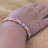 personalisiertes Armband Leo-Muster | Perlenarmband Wunschfarben