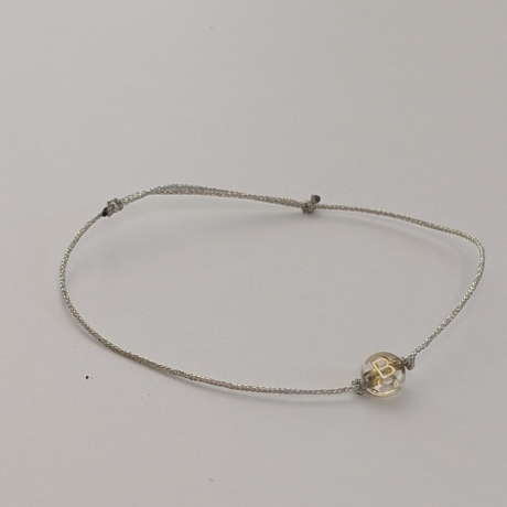 personalisiertes Armband Buchstabe | Schwarz, Weiß, Gold, Silber