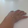 personalisiertes Armband Buchstabe | Schwarz, Weiß, Gold, Silber