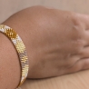 Armband mit geometrischem Muster Wunschfarben | modernes Armband