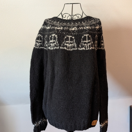 Isländischer Wollpullover - Star Wars - Größe L